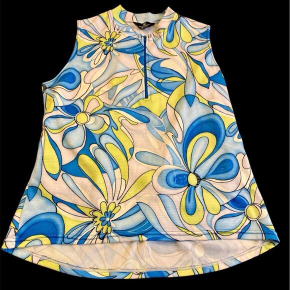 Canari Floral Sleeveless Cycling Jersey. - Picture 1 of 9